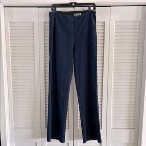 Lysse Denim Trouser (33” inseam) Pants Women’s Blue Stretch Flare Size Large